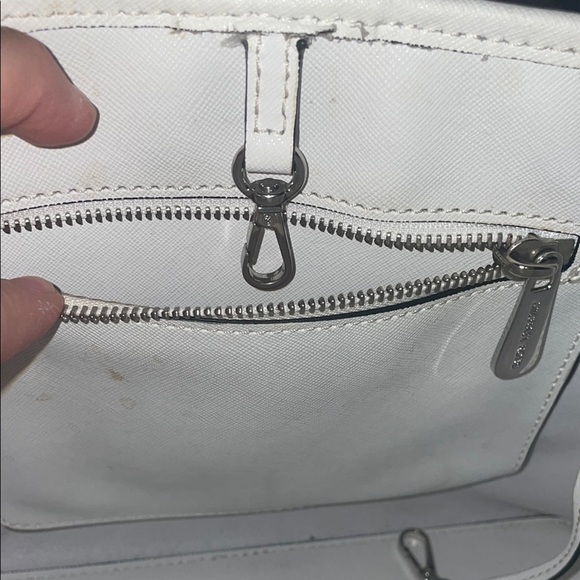 Michael Kors White and Black Polka Dot Tote - Picture 10 of 11